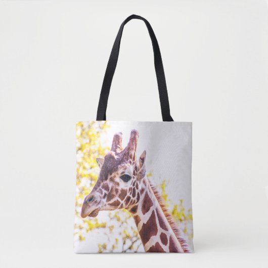 Tote Bag Portrait de Giraffe (Devant)