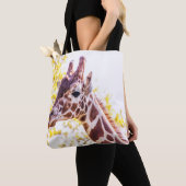 Tote Bag Portrait de Giraffe (De près)
