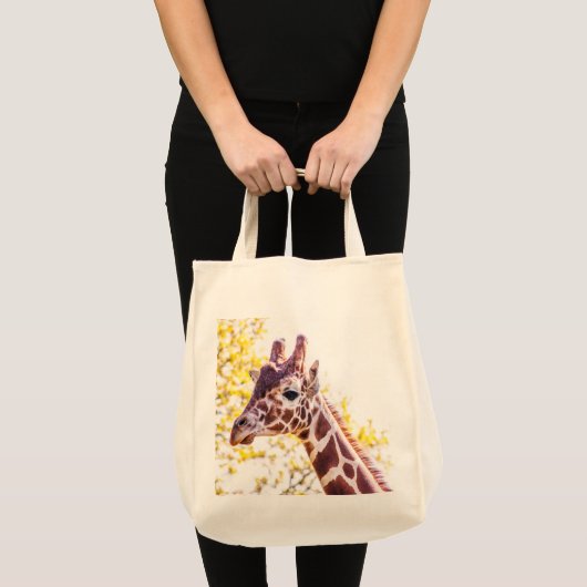 Tote Bag Portrait de Giraffe (Devant (produit))