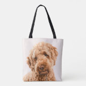 Tote Bag Portrait de Goldendoodle Studio (Dos)