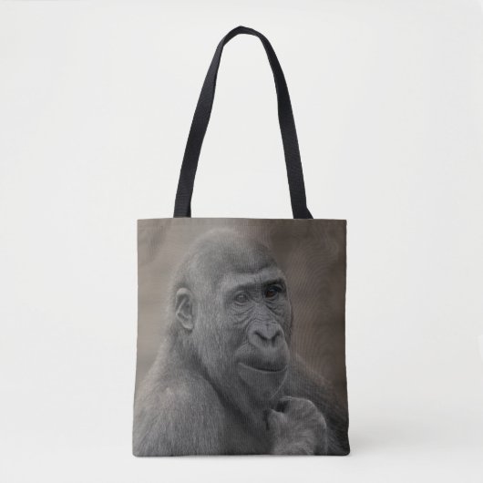 Tote Bag Portrait de Gorilla Shufai (Devant)