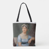 Tote Bag Portrait de Jane Austen + citation (Dos)