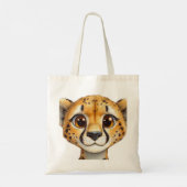 Tote Bag Portrait de jeune guépard charmant (Dos)