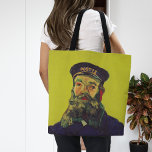 Tote Bag Portrait de Joseph Roulin | Vincent Van Gogh<br><div class="desc">Portrait de Joseph Roulin (1888) de l'artiste post-impressionniste néerlandais Vincent Van Gogh. La peinture originale est une huile sur toile. Le portrait est l'un des nombreux Van Gogh peints de son ami proche, employé de la poste dans la ville d'Arles, dans le sud de la France. Ce gros plan du...</div>