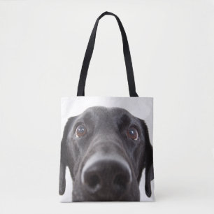Tote Bag Portrait de la collection Black Labrador