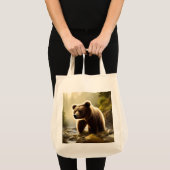 Tote Bag Portrait de la faune de l'ours Brown (Devant (produit))