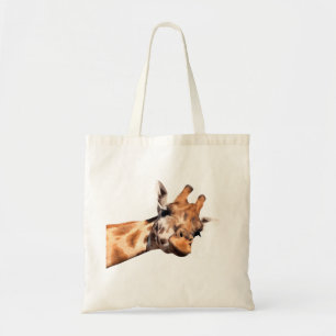 Tote Bag Portrait de la Girafe de Cute