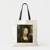 Tote Bag Portrait de Léonard de Vinci de Ginevra Benci (Devant)