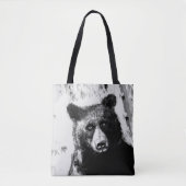 Tote Bag Portrait de l'ours (Devant)