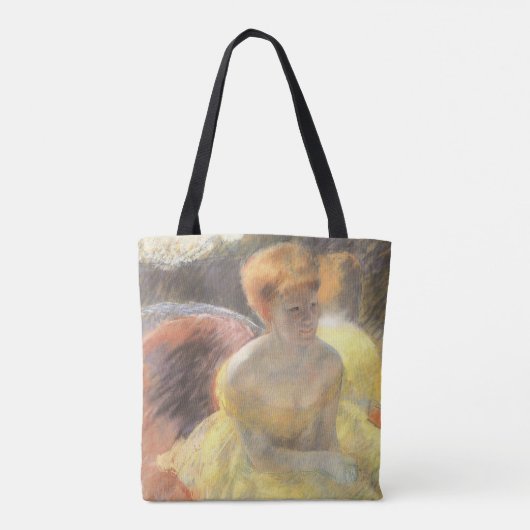 Tote Bag Portrait de Lydia à l'Opéra par Mary Cassatt (Dos)