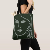 Tote Bag Portrait de malachite (De près)