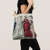 Tote Bag Portrait de mariée de la fête de mariage victorien (De près)