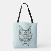 Tote Bag Portrait de ragondin du Maine (Dos)