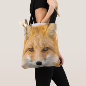 Tote Bag Portrait de renard roux (De près)