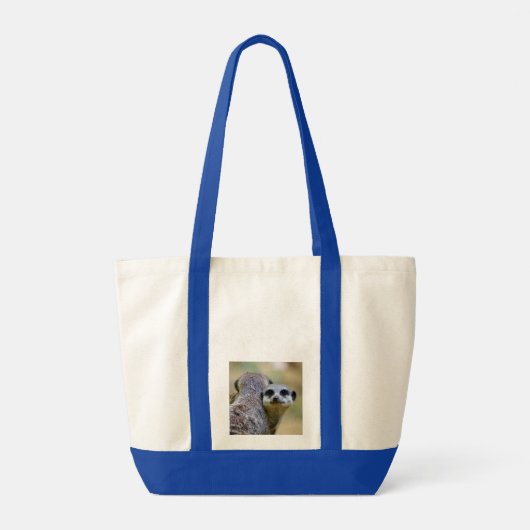 Tote Bag Portrait de suricates ou de suricates (Dos)