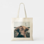 Tote Bag Portrait de vache Highland (Dos)
