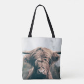 Tote Bag Portrait de vache Highland (Dos)