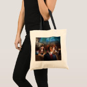 Tote Bag Portrait Du Magicien - un portrait d'un magicien (Devant (produit))