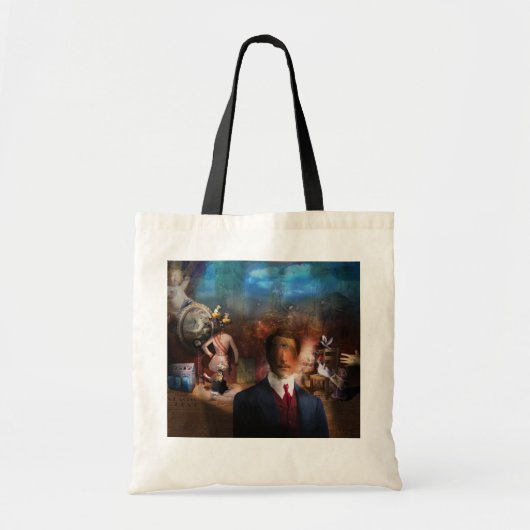 Tote Bag Portrait Du Magicien - un portrait d'un magicien (Devant)