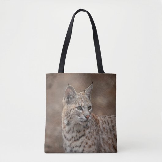 Tote Bag Portrait d'un Bobcat (Devant)