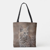 Tote Bag Portrait d'un Bobcat (Dos)