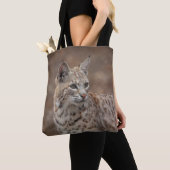 Tote Bag Portrait d'un Bobcat (De près)