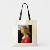 Tote Bag Portrait d'une dame, Sandro Botticelli (Devant)
