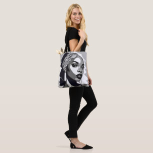 Tote Bag Portrait d'une femme noire