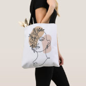 Tote Bag Portrait féminin (De près)