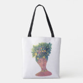 Tote Bag portrait femme mignon (Dos)