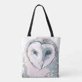 Tote Bag Portrait funky Owl (Dos)
