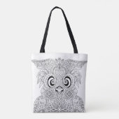 Tote Bag Portrait inspiré 2 de hibou (Dos)