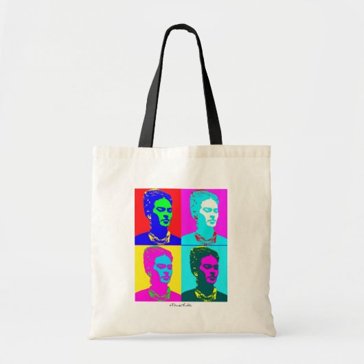 Tote Bag Portrait inspiré de Frida Kahlo (Devant)