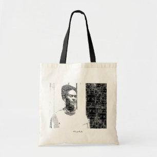 Tote Bag Portrait noir et blanc de Frida Kahlo