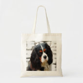 Tote Bag Portrait Of A King Charles Cavalier Spaniel (Devant)
