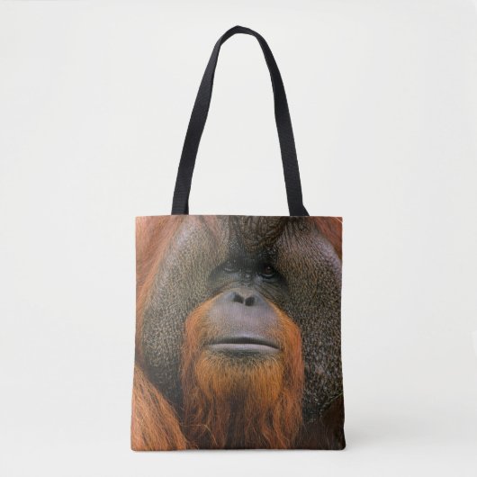 Tote Bag Portrait of Orang-utang Male, Georgia, USA (Devant)