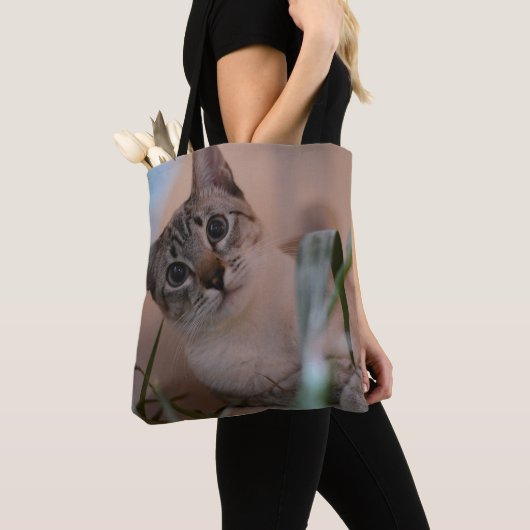 Tote Bag Portrait photo de chat (De près)