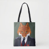 Tote Bag Portrait rusé (Devant)
