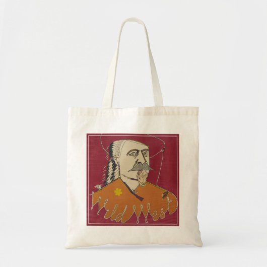Tote Bag Portrait Tête Et Épaules De Buffalo Bill (Devant)