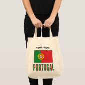 Tote Bag Portugal and Portuguese Flag with Your Name (Devant (produit))