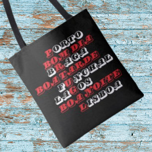 Tote Bag Portugal Shopping Bag Fourre-tout. Bonjour
