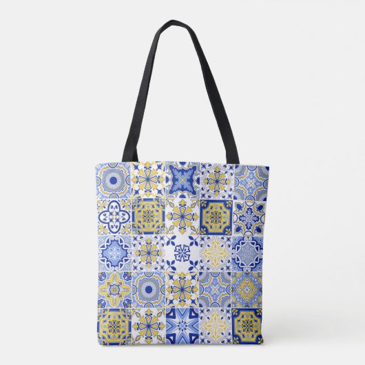 Tote Bag Portuguese Tiles Pattern (Dos)