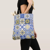 Tote Bag Portuguese Tiles Pattern (De près)