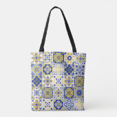 Tote Bag Portuguese Tiles Pattern  (Dos)