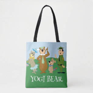 Tote Bag Pose classique Yogi Bear and Friends