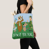 Tote Bag Pose classique Yogi Bear and Friends (De près)