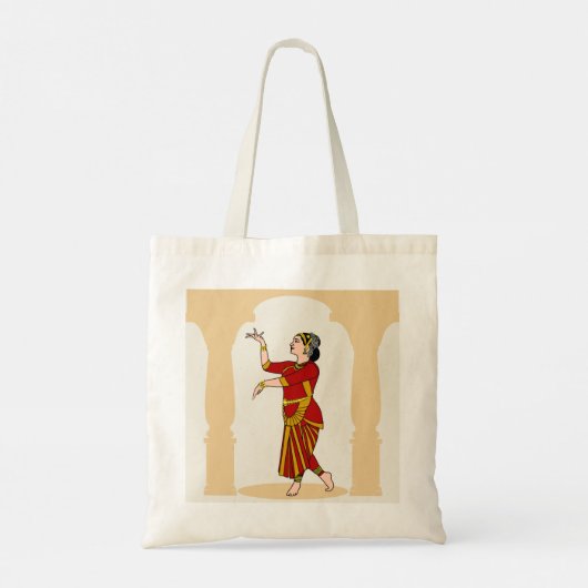 Tote Bag Pose de danse traditionnelle indienne (Dos)