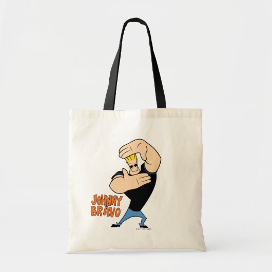 Tote Bag Pose de trame photo Johnny Bravo (Devant)