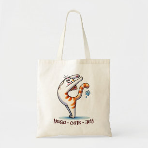 Tote Bag Pose de Yoga de chat - Yoga - Chats - Joie
