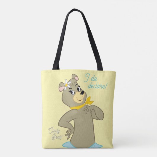 Tote Bag Pose Joueuse de Cindy Bear (Dos)